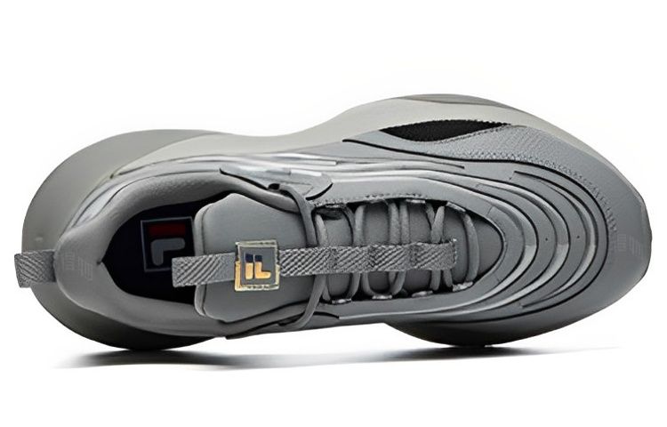 Мужские кроссовки Fila FUSION Ray 2 TPU (черно-серые) — Чёрный / серый — фото 3
