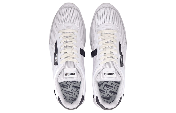 Кроссовки PUMA Future Rider Contrast (бело-черные) — Белый / чёрный — фото 4