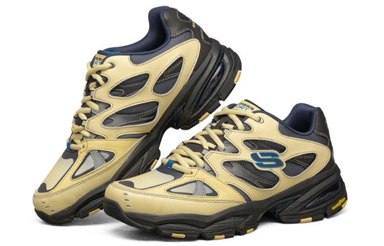 Мужские кроссовки Skechers Vigor (желто-черные) — фото 3