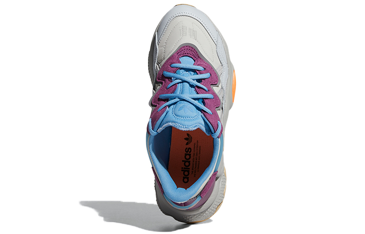 Женские кроссовки adidas originals Ozweego (серо-фиолетовый) — фото 5