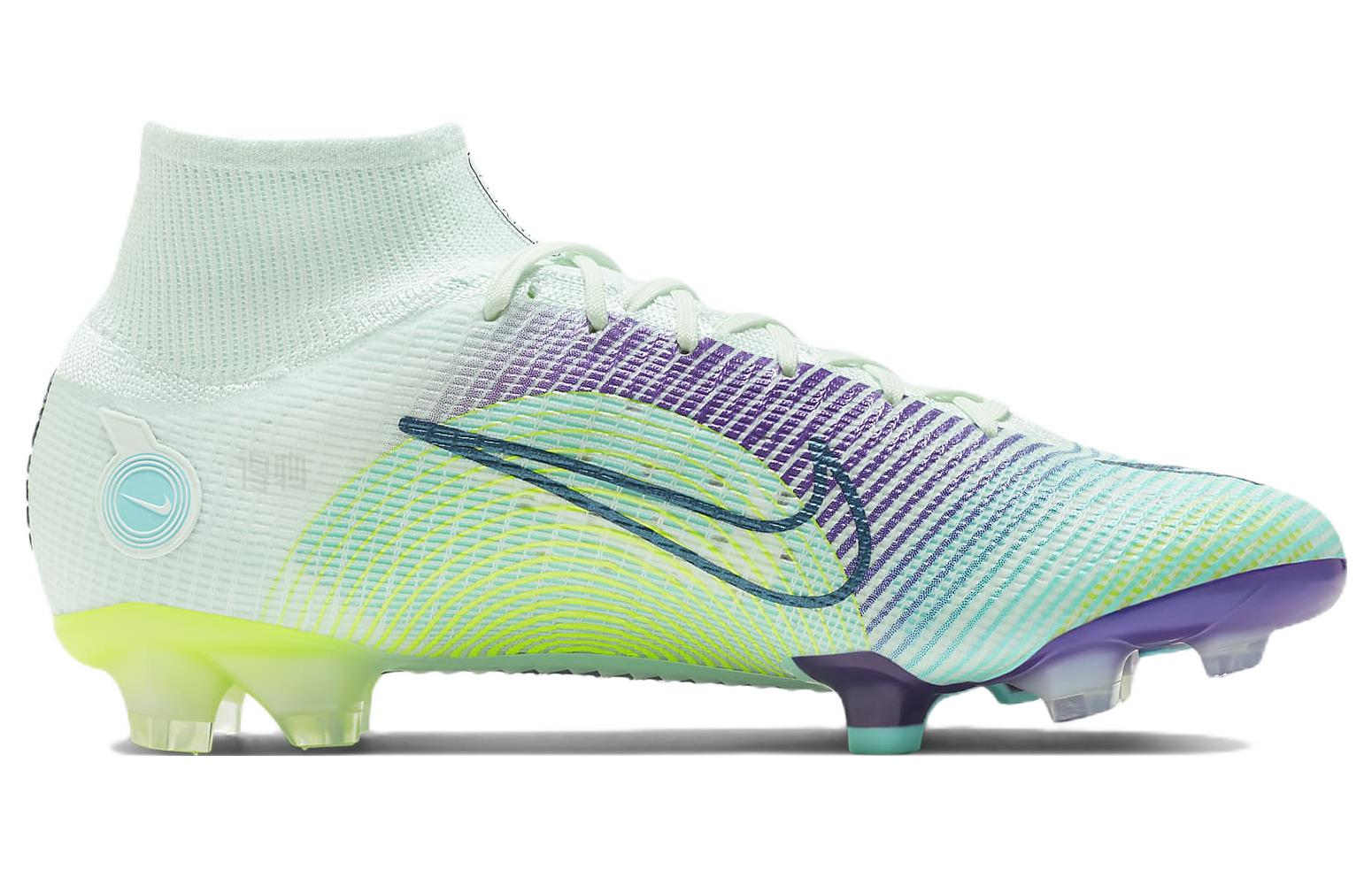 Мужские кроссовки Nike Mercurial Superfly 8 14 Elite FG (голубой) — фото 2