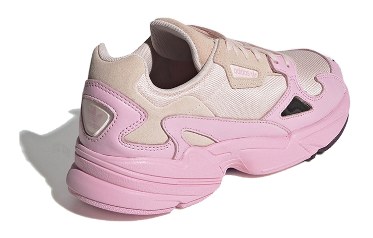 Женские кроссовки adidas Originals Falcon (розовые с коричневым) — Розовый / коричневый — фото 3