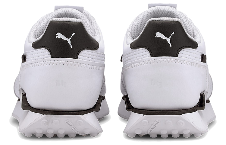 Кроссовки PUMA Future Rider Contrast (бело-черные) — Белый / чёрный — фото 5