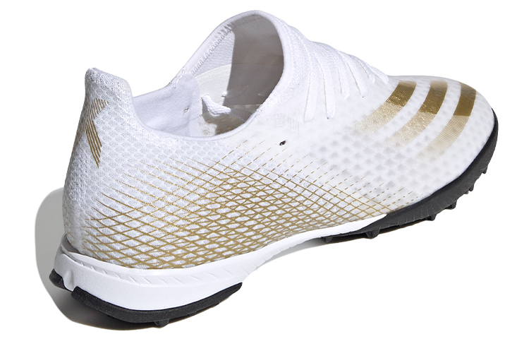 Бутсы adidas X GHOSTED.3 Tf (белые / золотые) — Белый / золотой — фото 4