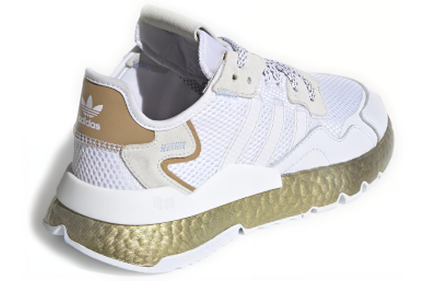 Женские кроссовки adidas originals Nite Jogger (белые) — фото 4