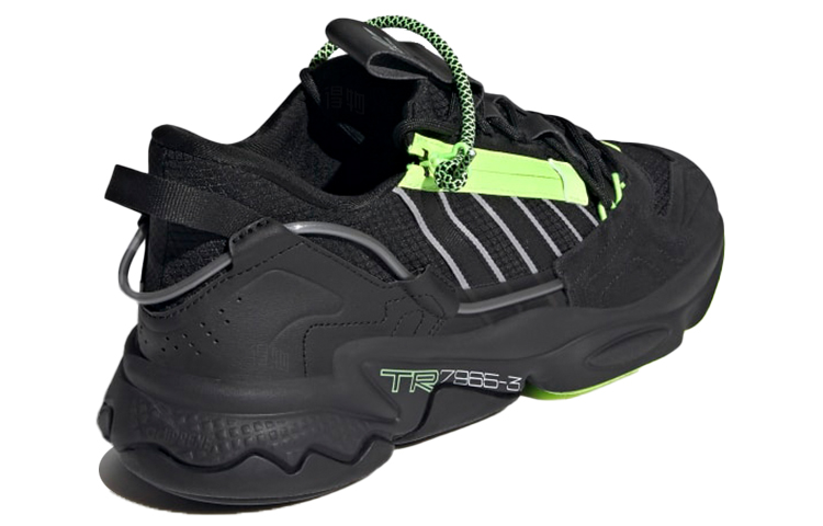 Кроссовки adidas originals Ozweego Zip (черные) — фото 4