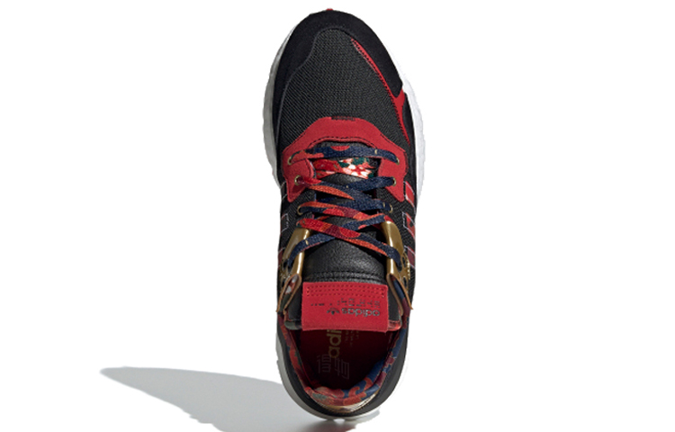 Унисекс кроссовки adidas originals Nite Jogger (черно-золотой) — фото 4
