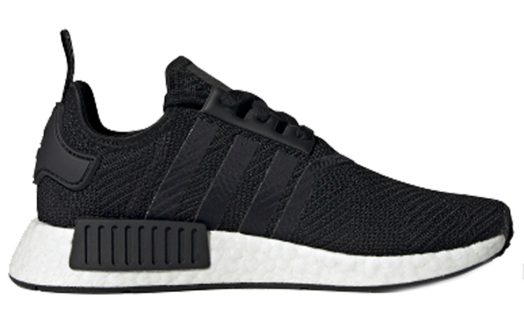Женские кроссовки adidas originals NMD_R1 (черно-белые) — фото 2