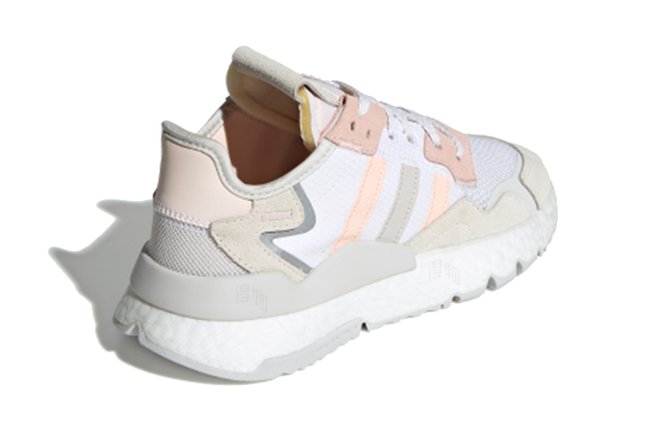 Женские кроссовки adidas originals Nite Jogger (бело-розовый) — Белый / розовый — фото 4