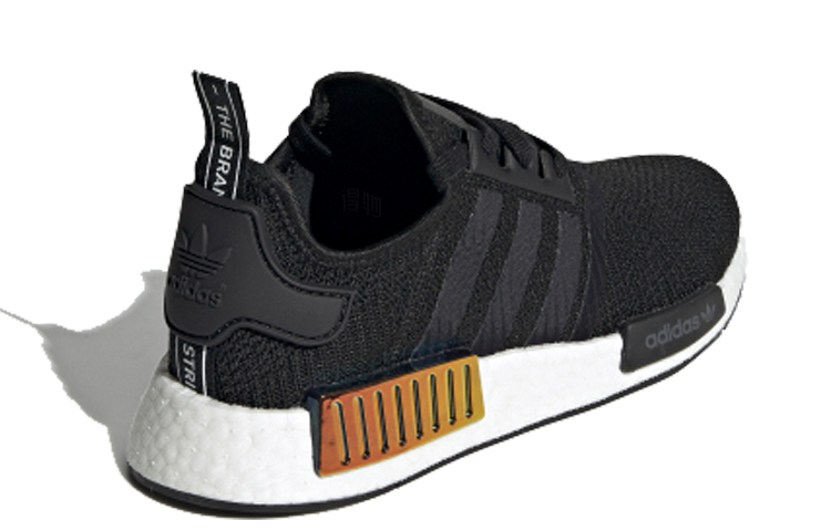 Женские кроссовки adidas originals NMD_R1 (черно-белые) — фото 3
