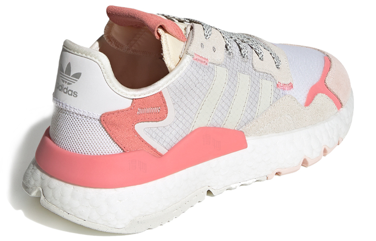Женские кроссовки adidas originals Nite Jogger (розово-белые) — фото 4
