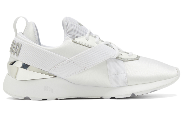 Женские кроссовки PUMA Muse X3 Metallic (белые) — фото 2