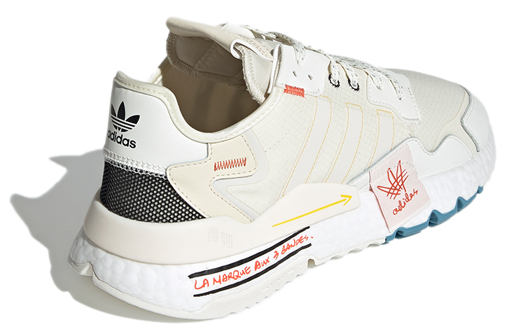 Кроссовки adidas originals Nite Jogger (бежевые) — Бежевый — фото 4