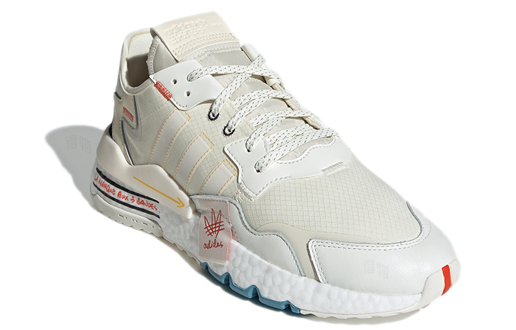 Кроссовки adidas originals Nite Jogger (бежевые) — Бежевый — фото 3