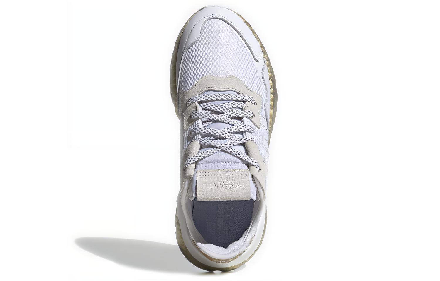 Женские кроссовки adidas originals Nite Jogger (белые) — фото 5