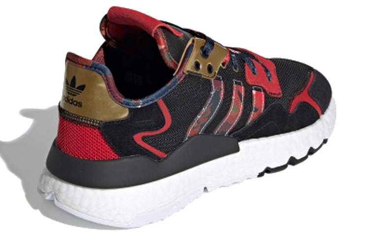 Унисекс кроссовки adidas originals Nite Jogger (черно-золотой) — фото 3