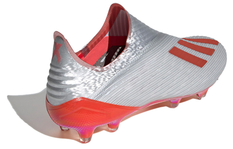 Мужские бутсы adidas X 19+ Firm Ground Cleats FG (красно-серые) — Красный / серый — фото 4