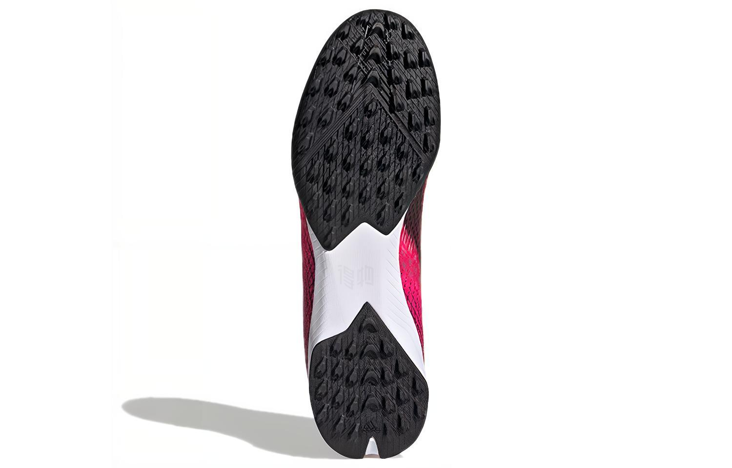 Футбольные бутсы adidas X GHOSTED.3 Laceless Turf Boots TF (розовые) — 玫红/黑 — фото 6