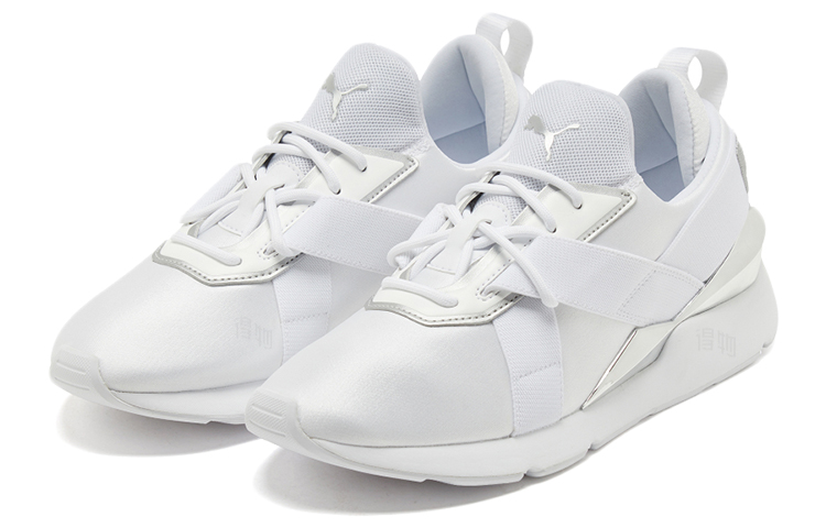 Женские кроссовки PUMA Muse X3 Metallic (белые) — фото 3