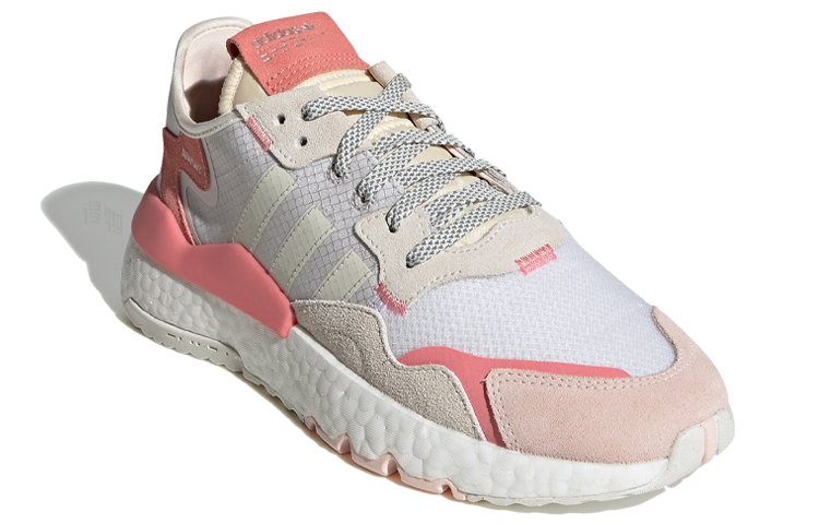 Женские кроссовки adidas originals Nite Jogger (розово-белые) — фото 3