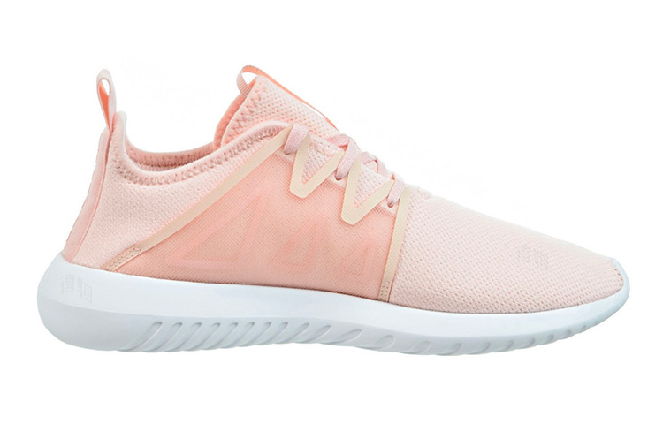 Женские кроссовки adidas originals Tubular (розовые) — фото 2