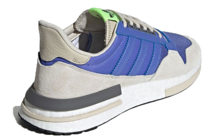 Мужские кроссовки adidas originals ZX 500 RM (сине-серые) — Синий / серый — фото 3