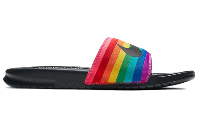 Шлепанцы Nike Benassi (разноцветные) — фото 2