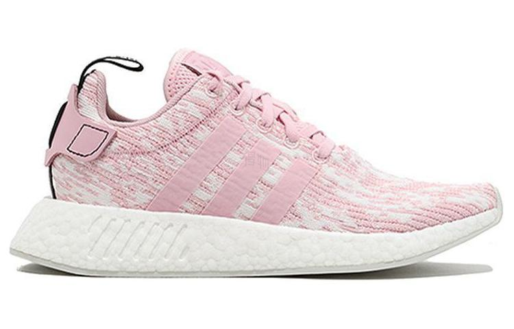 Женские кроссовки adidas originals NMD_R2 (розово-белые) — фото 2
