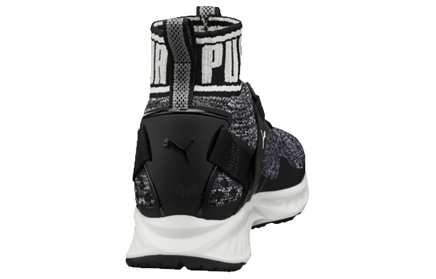 Женские кроссовки PUMA Ignite Evoknit (черно-белые) — Чёрный / белый — фото 4
