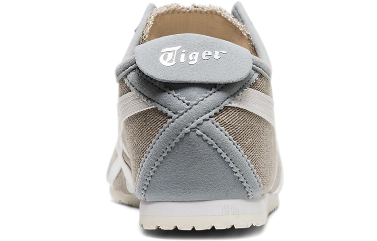 Слипоны Onitsuka Tiger MEXICO 66 Slip-On (серо-белые) — Серый / белый — фото 4