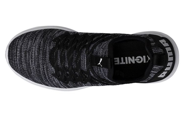 Женские кроссовки PUMA Ignite Flash Evoknit (черно-серые) — Чёрный / серый — фото 4