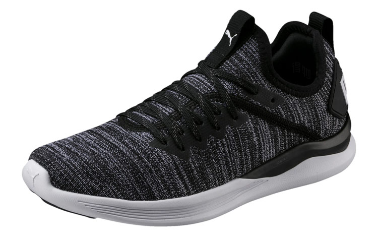 Женские кроссовки PUMA Ignite Flash Evoknit (черно-серые) — Чёрный / серый — фото 3