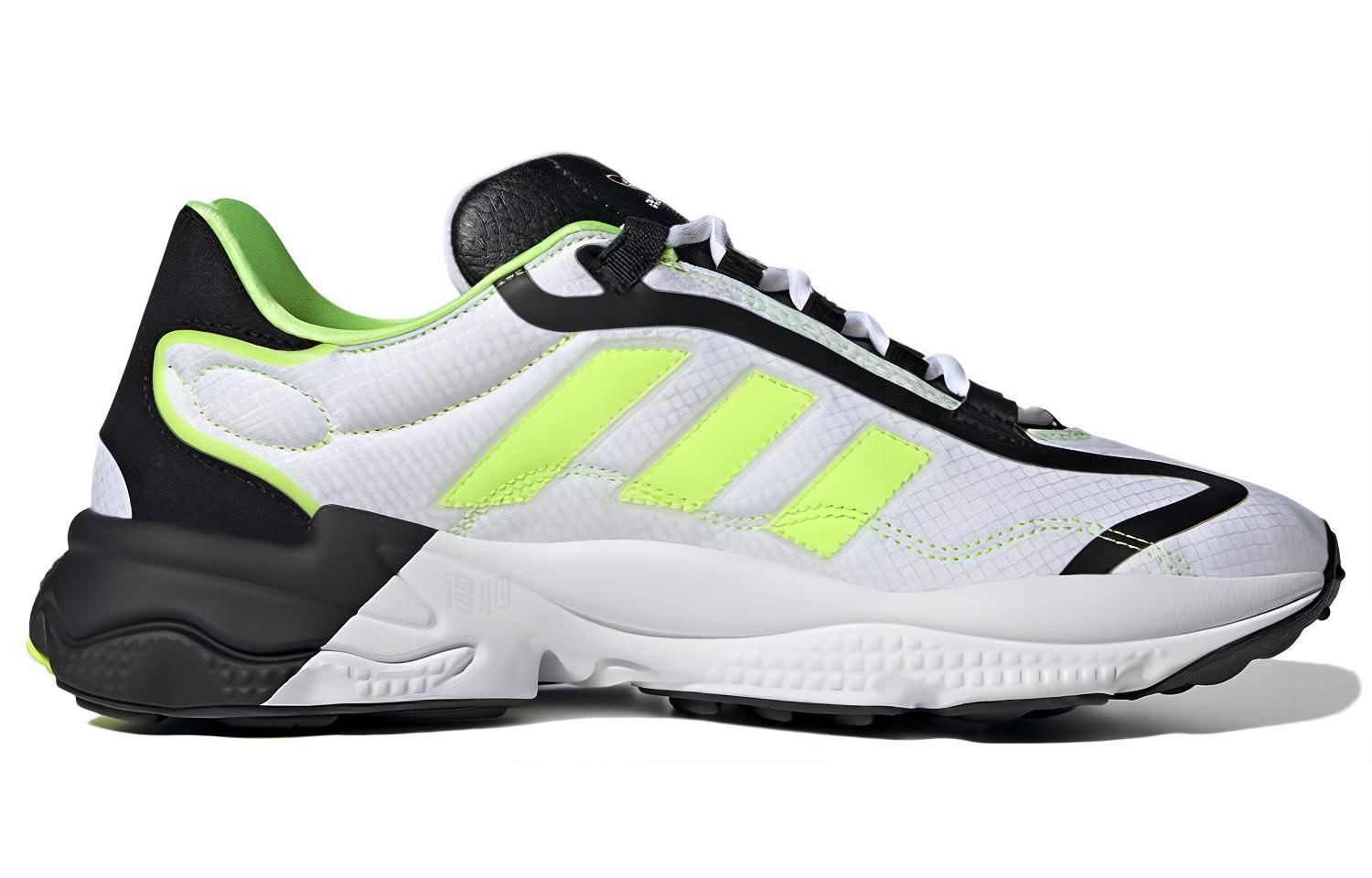 Кроссовки adidas Originals Ozweego Pure (бело-желто-черные) — фото 2