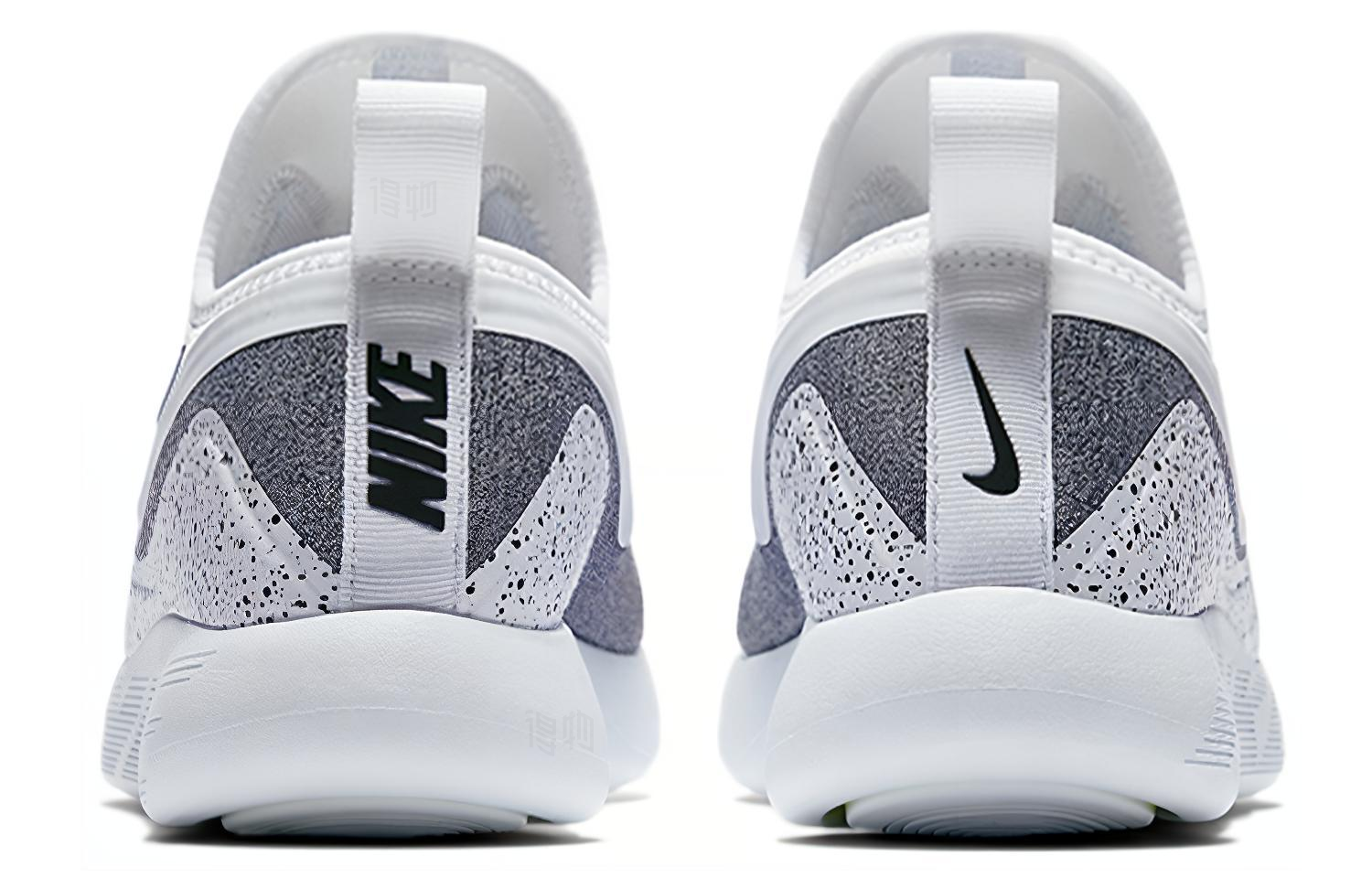 Женские кроссовки Nike LunarCharge (серый / белый) — фото 5
