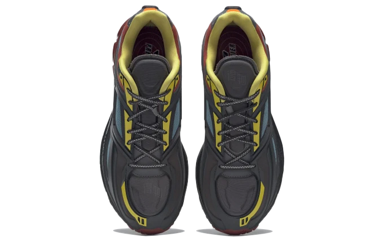 Кроссовки Reebok Road Modern (черный / красный / синий / желтый) — Чёрный / красный / синий / жёлтый — фото 5
