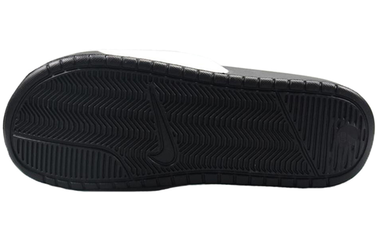 Мужские шлепанцы Nike Benassi JDI (черно-белые) — Чёрный / белый — фото 5