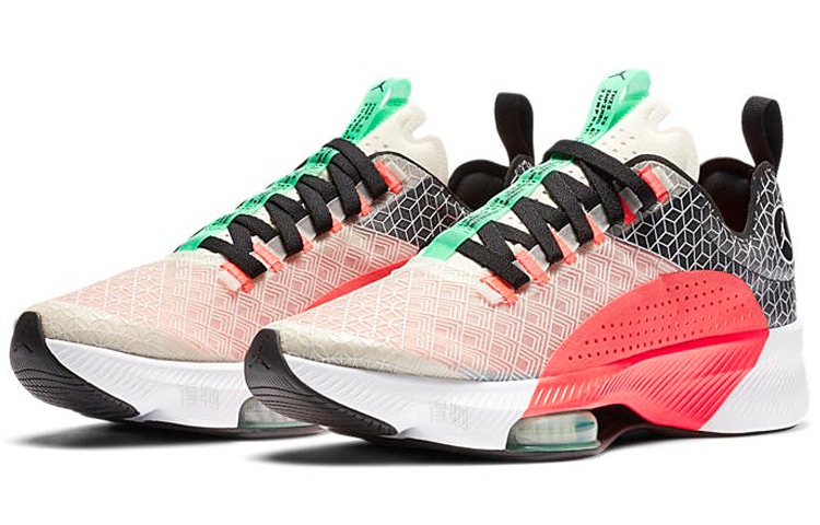 Мужские кроссовки Jordan Air Zoom Renegade (красно-черно-зеленые) — Красныйчёрныйзелёный — фото 3