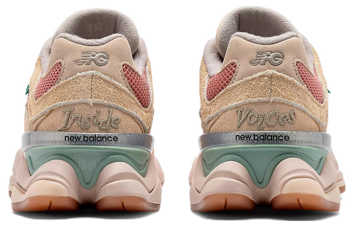 Кроссовки New Balance 9060 (бежево-розовые) — фото 5