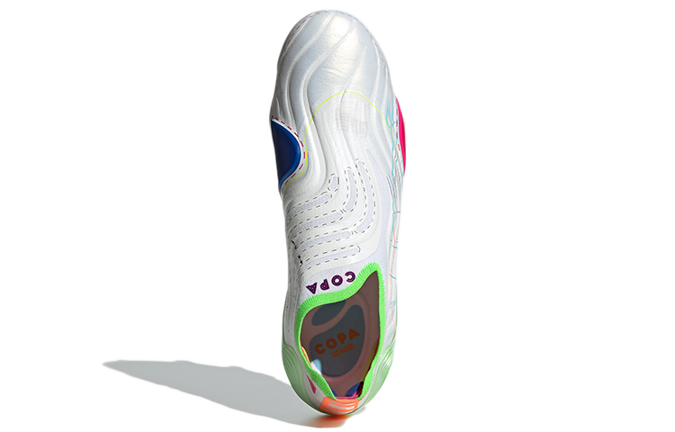 Мужские кроссовки adidas Sense+ Fg Inner Life FG (бело-зеленые) — Белый / зелёный — фото 5
