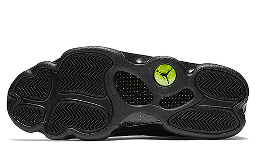 jordan 13 black and neon green