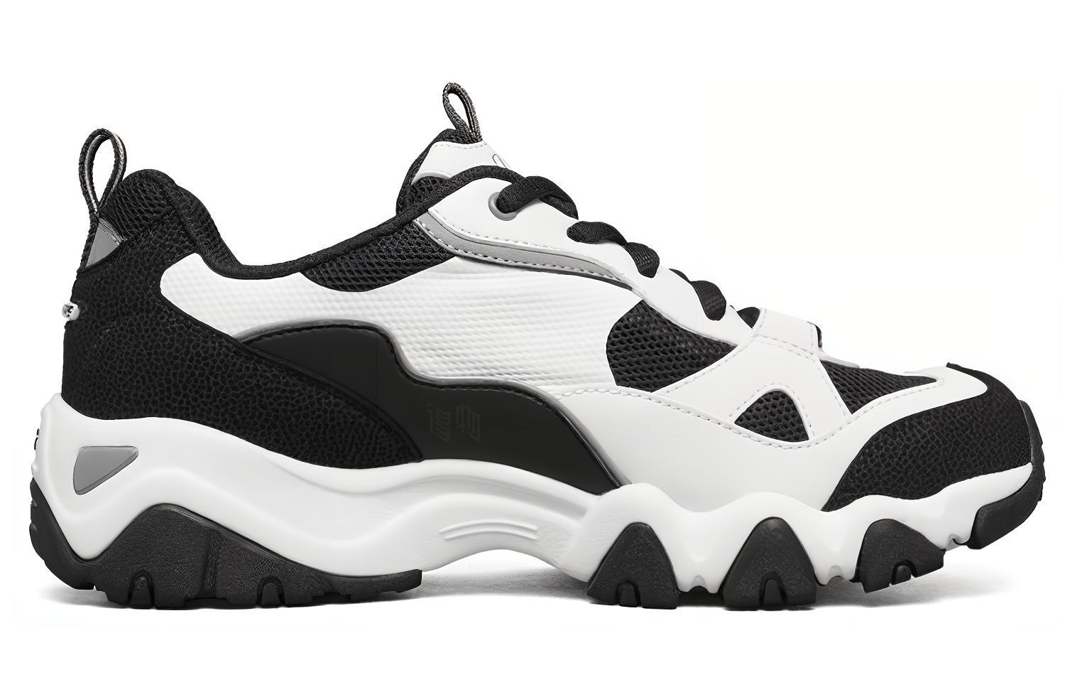 Женские кроссовки Skechers D'LITES 2.0 (черно-белые) — Чёрный / белый — фото 2