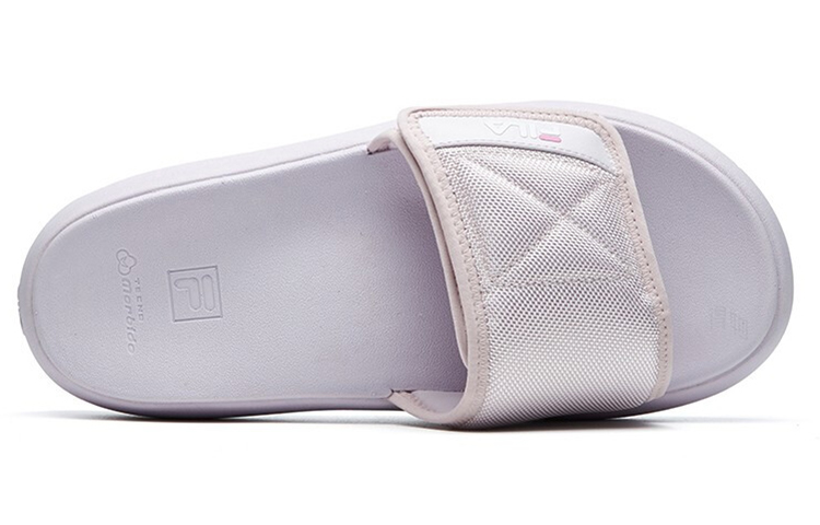 Женские шлепанцы Fila FUSION DONUT DX (розово-белые) — 冰澜花 — фото 4
