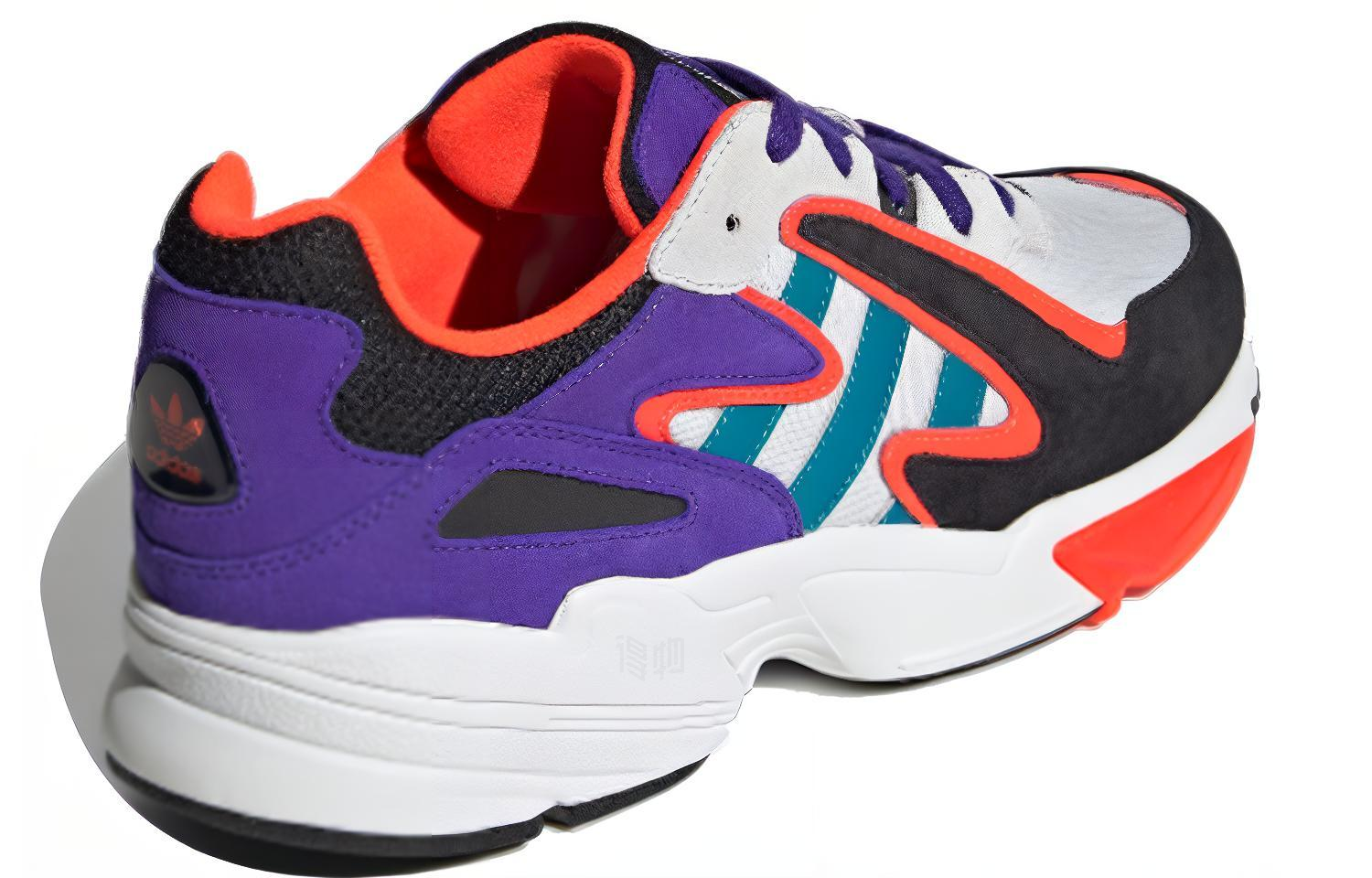 Кроссовки adidas originals Yung-96 Chasm (мультиколор) — Фиолетовый / чёрный / белый / серый / красный / синий — фото 3