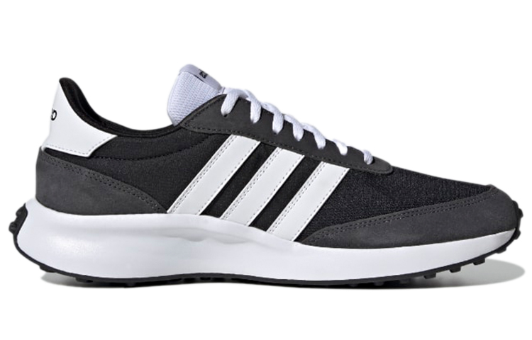Мужские кроссовки adidas neo Run 70S (черные) — Чёрный — фото 2