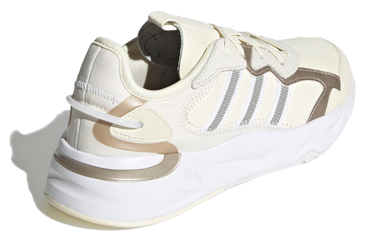 Женские кроссовки adidas neo Futureflow (бежевый / желтый / коричневый) — Бежевый / жёлтый / коричневый — фото 4