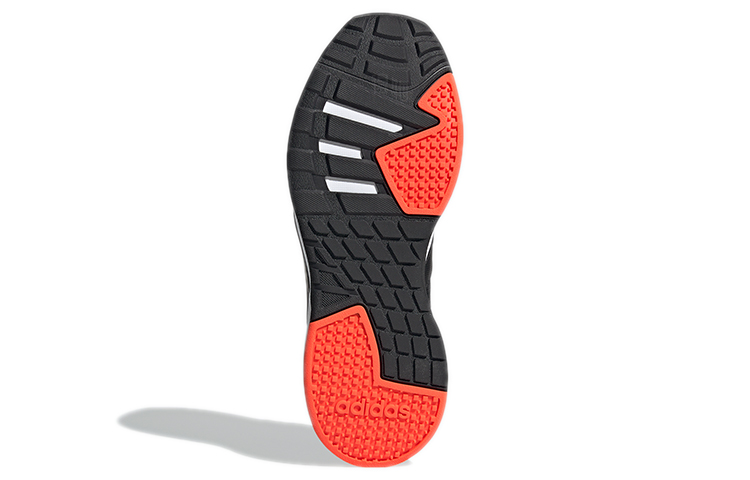 Мужские кроссовки adidas neo Roamer (черный / оранжевый) — Чёрный / оранжевый — фото 6