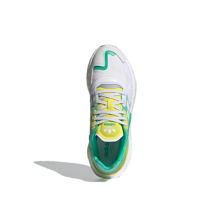 Кроссовки adidas originals Day Jogger (бело-зеленые) — Белый / зелёный — фото 5