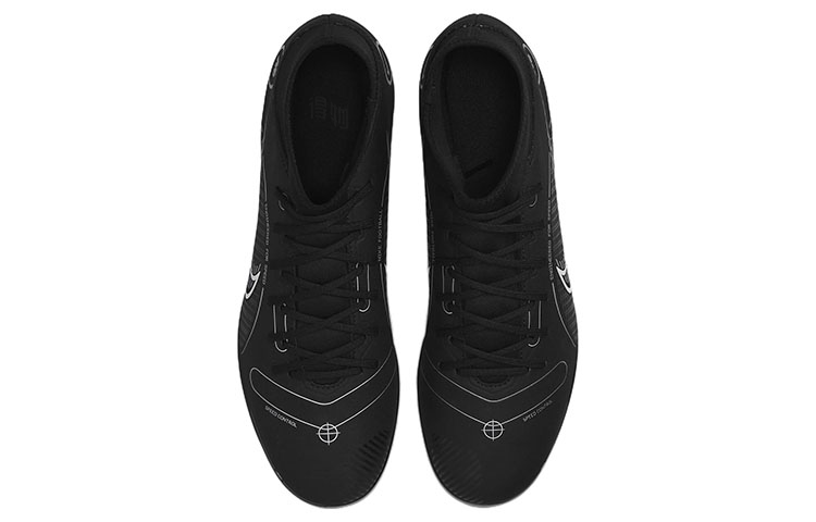 Мужские бутсы Nike Mercurial Superfly 8 Club MG (черные) — Чёрный / белый — фото 4