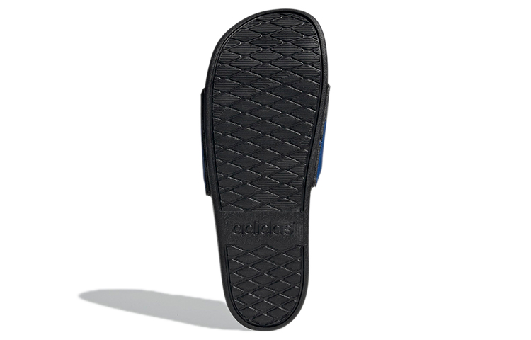 Шлепанцы adidas Adilette Comfort Slides Comfort Sandals (сине-черные) — Синий / чёрный — фото 5