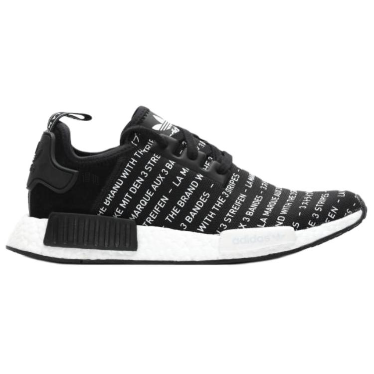 Мужские кроссовки adidas originals NMD R1 (черные) — Чёрный — фото 2